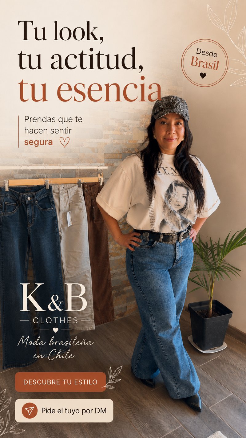K&B Clothes — Tu look, tu actitud, tu esencia. Moda brasileña en Chile.